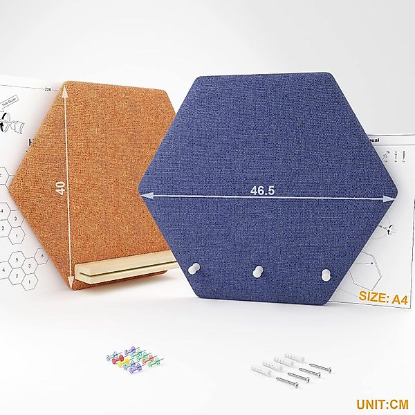 LA CUTE Pinnwand Sechseckige Pinnwand-Set – günstig online kaufen