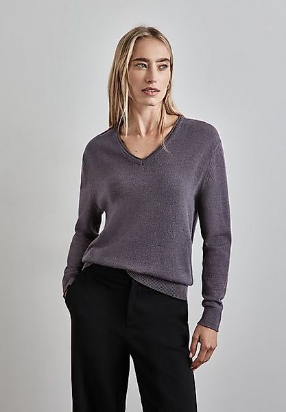STREET ONE Strickpullover mit V-Ausschnitt günstig online kaufen