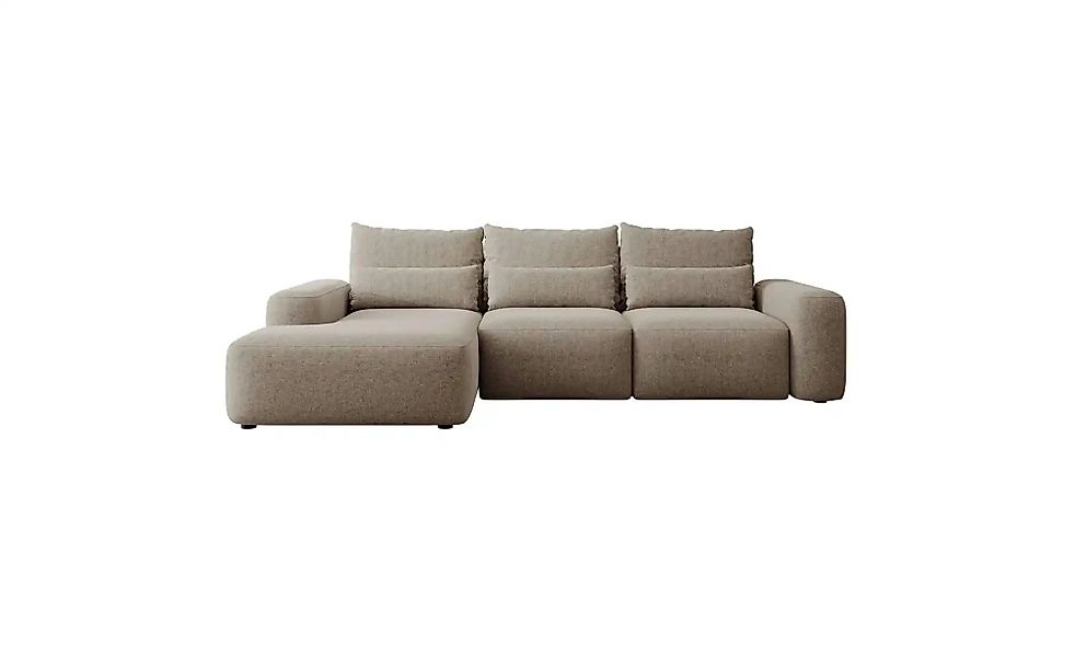 Ecksofa  Carnos ¦ braun ¦ Maße (cm): B: 264 H: 82 Polstermöbel > Sofas > Ec günstig online kaufen
