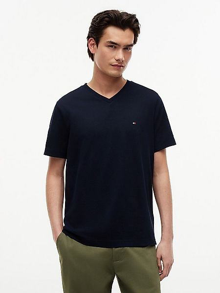 Tommy Hilfiger V-Shirt ESSENTIAL V-NECK unifarben, casual, regular fit, Bau günstig online kaufen