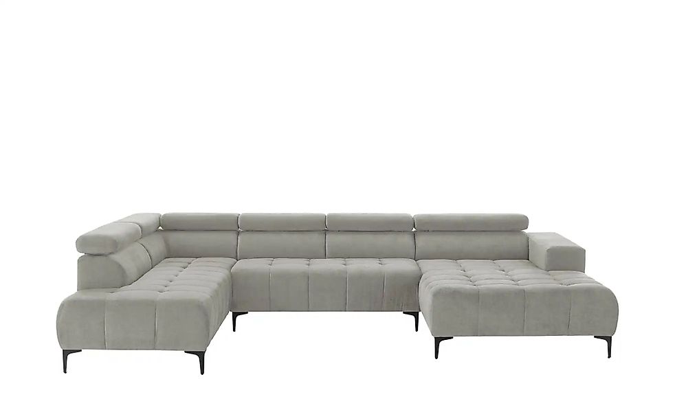 switch Wohnlandschaft  Caro ¦ grau ¦ Maße (cm): B: 350 H: 81 T: 214.0 Polst günstig online kaufen