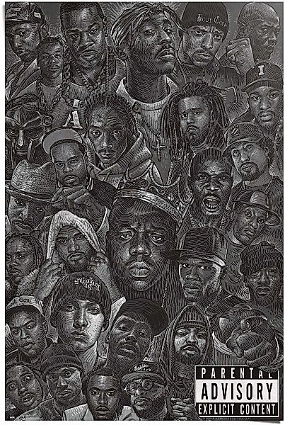 Reinders Poster "Rap Ikonen" günstig online kaufen