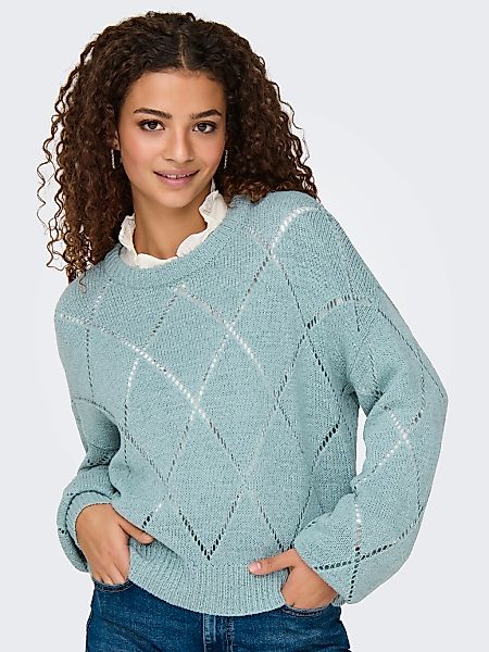ONLY Strickpullover ONLGEENAS LS STRUCTURE O-NECK CC KNT günstig online kaufen