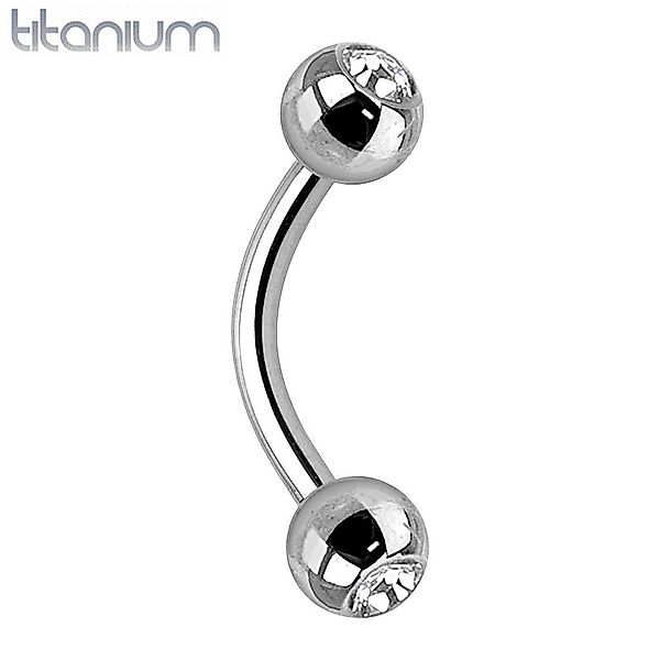 Taffstyle Augenbrauenpiercing Augenbrauenpiercing aus Titan mit günstig online kaufen