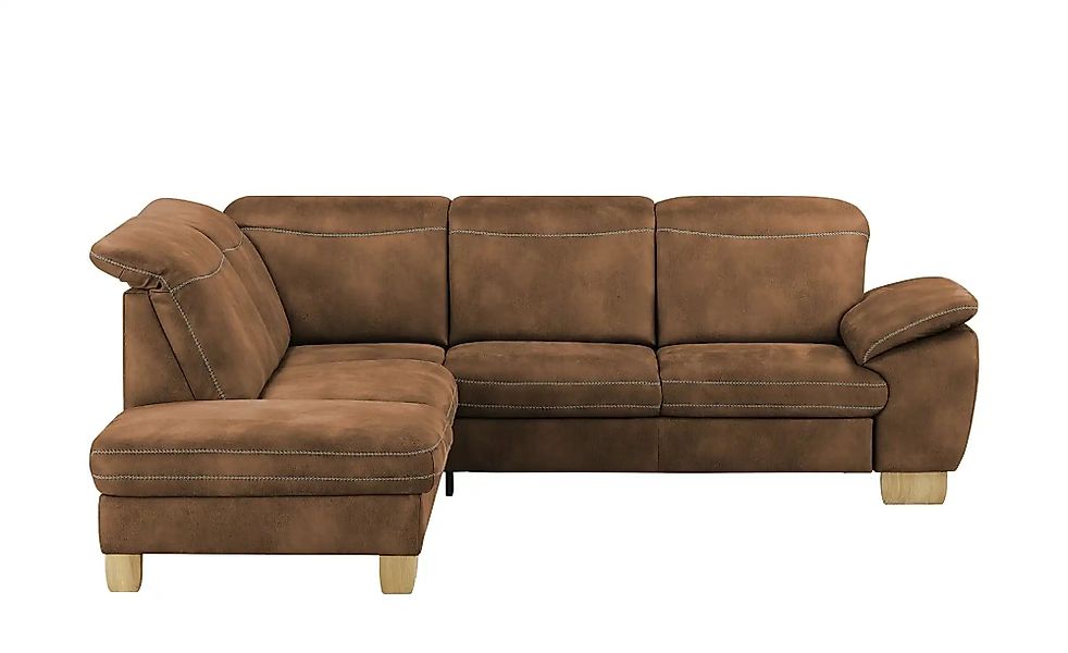 meinSofa Ecksofa  Raica ¦ braun ¦ Maße (cm): B: 266 H: 91 T: 243 Polstermöb günstig online kaufen