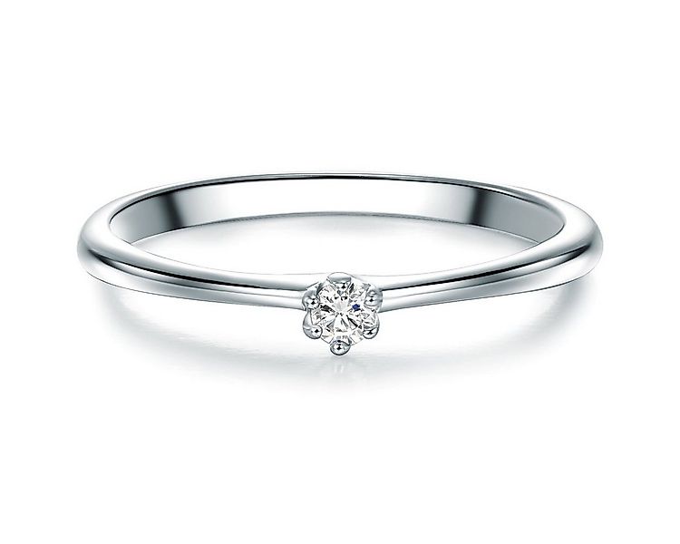 Trilani Silberring silber, mit Zirkonia im Brillant-Look günstig online kaufen