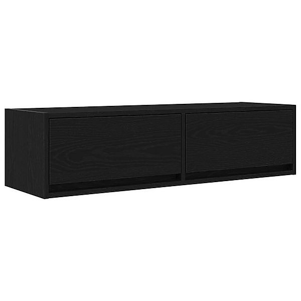 vidaXL TV-Schrank TV-Schrank Schwarz Eiche 100x31x25,5 cm Holzwerkstoff (1- günstig online kaufen