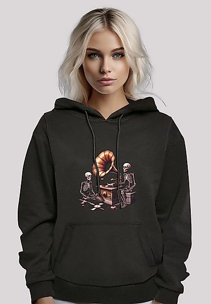 F4NT4STIC Kapuzenpullover "Gothic Skeleton Vintage Plattenspieler", Premium günstig online kaufen