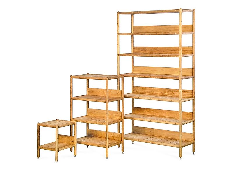 robinia-pro Standregal Holzregal multifunktional aus Massivholz günstig online kaufen