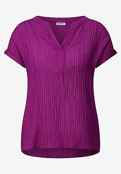 CECIL Kurzarmbluse Strukturbluse (1-tlg) günstig online kaufen