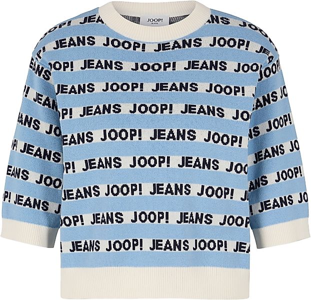 Joop Jeans Strickpullover Kolinda mit All-Over-Print günstig online kaufen