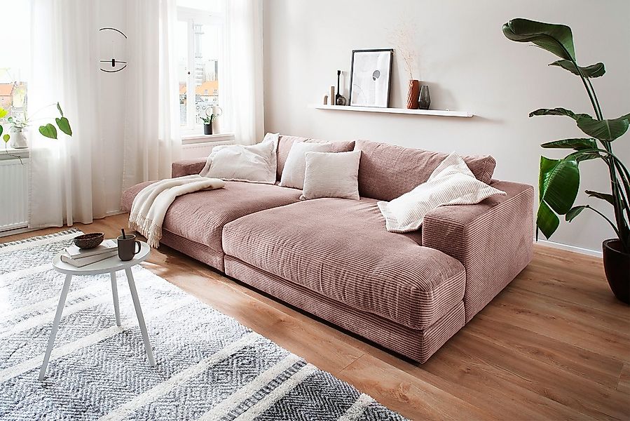 KAWOLA Big-Sofa MADELINE, Couch Stoff oder Cord verschiedene Ausführungen günstig online kaufen