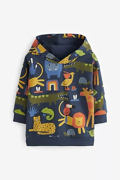 Next Kapuzensweatshirt Jersey-Kapuzensweatshirt mit Allover-Print (1-tlg) günstig online kaufen