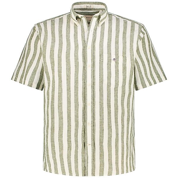 Gant Freizeithemd mit Leinen Farbe grün Größe: 4XL günstig online kaufen