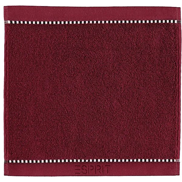 Esprit Box Solid - Farbe: mulberry - 3840 - Seiflappen 30x30 cm günstig online kaufen