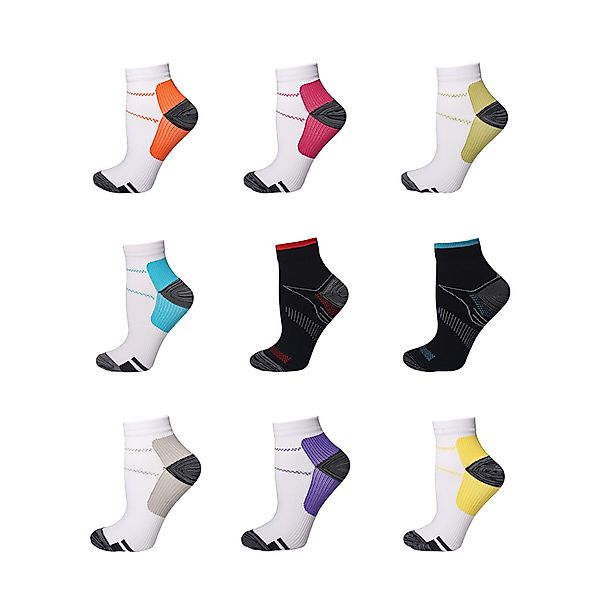 MODFU Kurzsocken 9 Paare Kompressionssocken Wandersocken günstig online kaufen