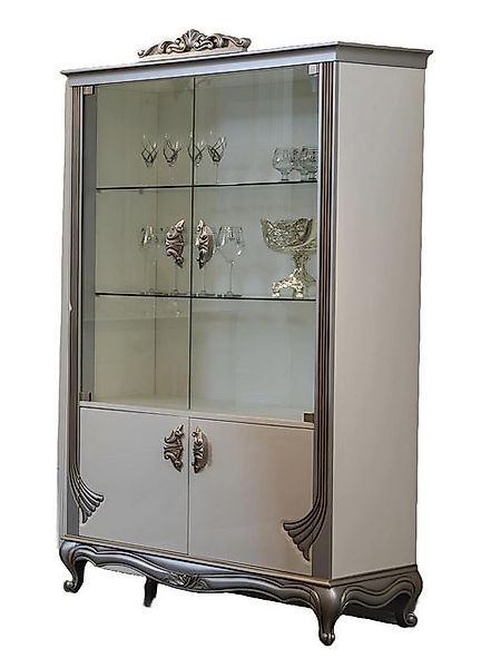 JVmoebel Vitrine Holz Schränke Italienische Möbel Wohnzimmer Anrichte Glas günstig online kaufen