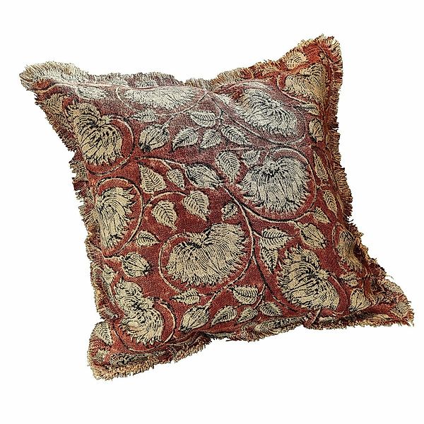 Mirabeau Kissenhülle Kissenhülle Lemisto rostrot/beige, (1 günstig online kaufen