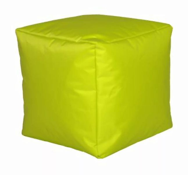 Linke Licardo Sitzwürfel Nylon limone 40/40/40 cm Sitzhocker grün günstig online kaufen