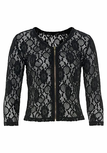 LASCANA Cardigan aus floraler Spitze, sexy Dessous günstig online kaufen