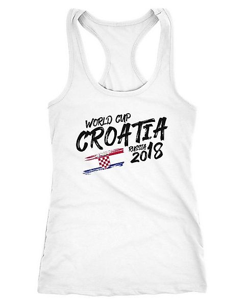 MoonWorks Tanktop Damen Tanktop Kroatien Croatia Hrvatska Fußball WM Weltme günstig online kaufen