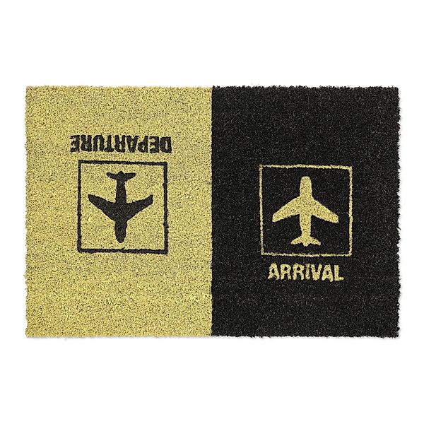 relaxdays Fußmatte Kokos Fußmatte "Arrival Departure", günstig online kaufen