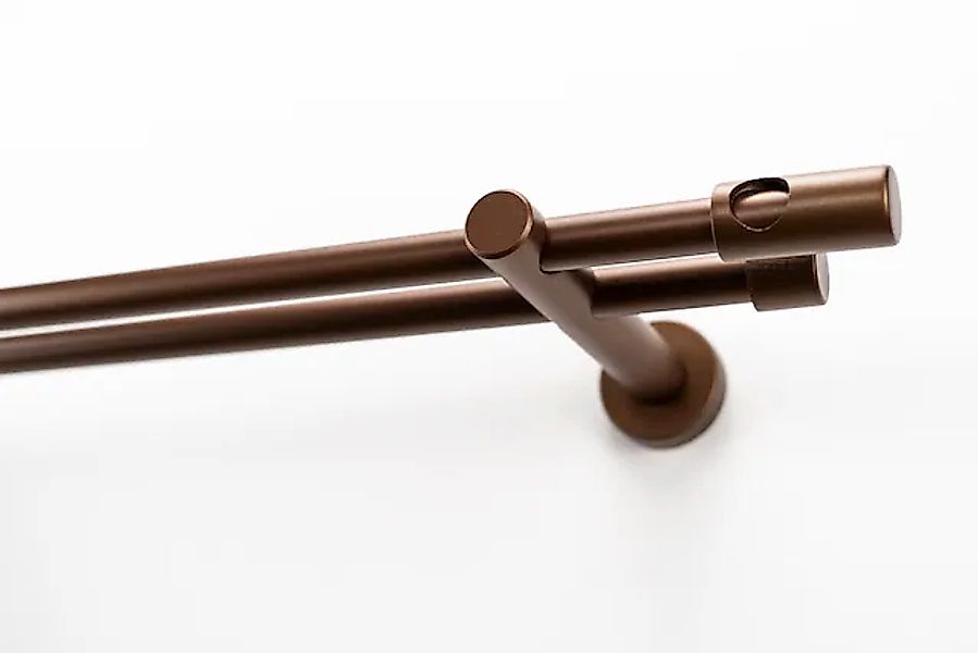 GARESA Gardinenstange »PANDRI« Ø 20 mm 2 läufig-läufig Wunschmaßlänge;Träge günstig online kaufen