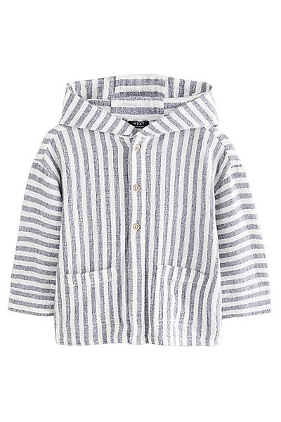 Next Langarmhemd Gestreiftes Kapuzenshirt mit langen günstig online kaufen