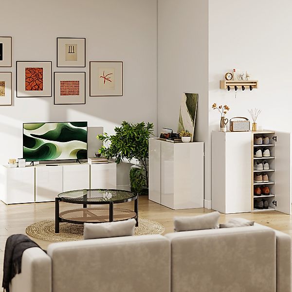 HOMCOM Sideboard (Beistellschrank, 1 St., Aufbewahrungsschrank), günstig online kaufen