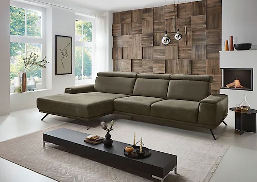 Die PlanBar Ecksofa "PN-EM22041 L-Form" wahlweise motorisches Canape oder S günstig online kaufen