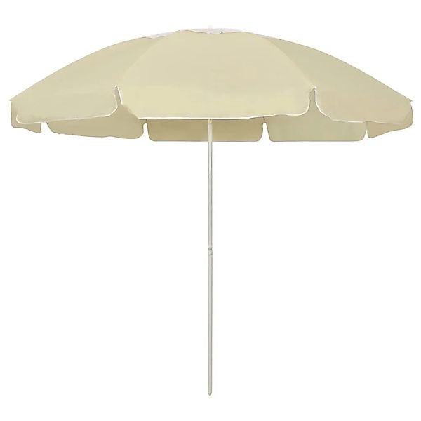 vidaXL Strandschirm Sandgelb 240 cm 314711 günstig online kaufen