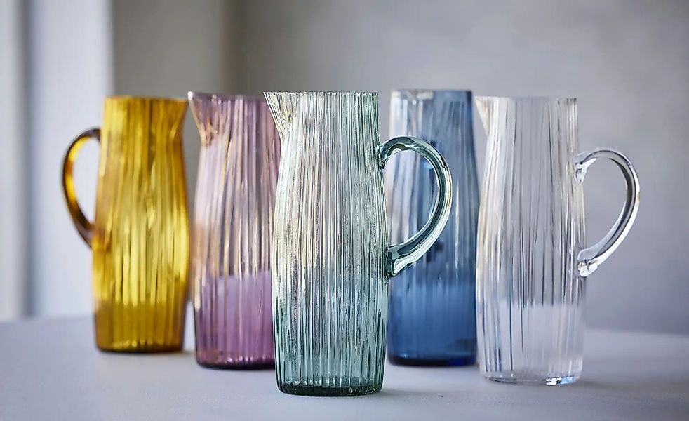 Bitz Krug  Kusintha ¦ rosa/pink ¦ Glas ¦ Maße (cm): B: 9 H: 25 Gläser & Kar günstig online kaufen