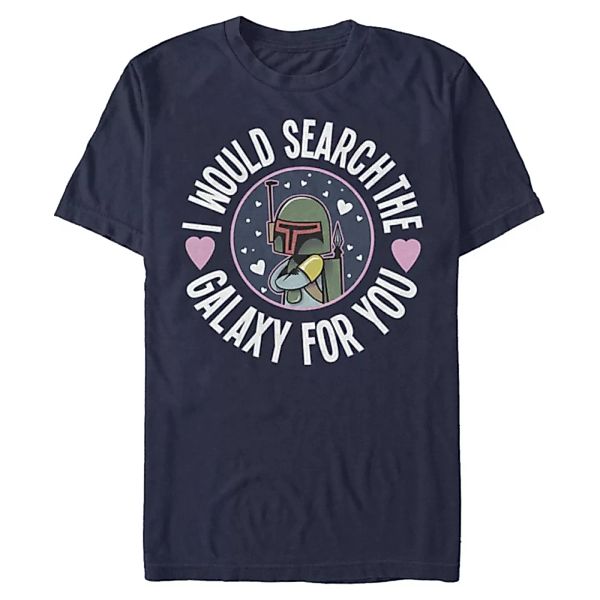 Star Wars - Boba Fett Search The Galaxy - Valentinstag - Männer T-Shirt günstig online kaufen