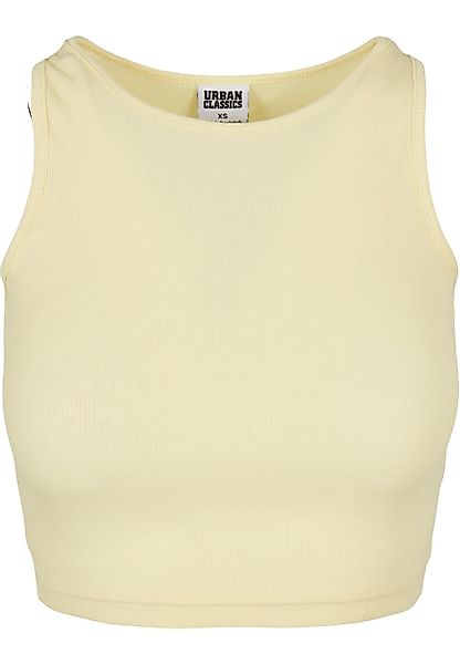 URBAN CLASSICS Muskelshirt "Urban Classics Damen Ladies Cropped Rib Top", ( günstig online kaufen