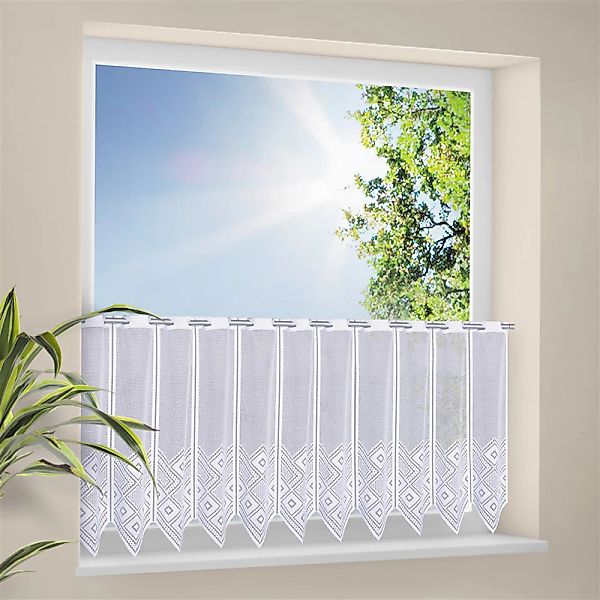 Gerster Scheibengardine "CARLINA" Stangendurchzug 1 Stk. tlg. günstig online kaufen