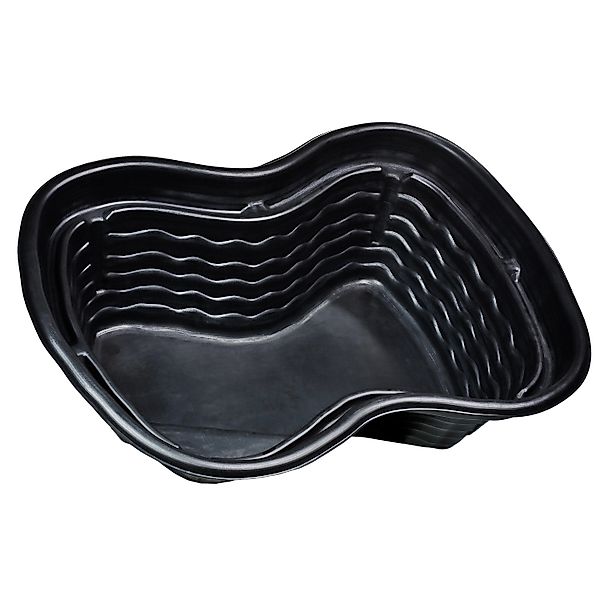 Heissner Teichbecken PE 1.000, nierenförmig Schwarz günstig online kaufen