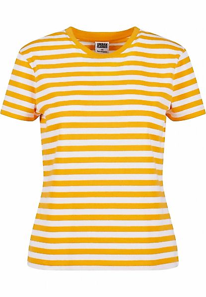 URBAN CLASSICS T-Shirt "Urban Classics Damen Ladies Regular Striped Tee" günstig online kaufen