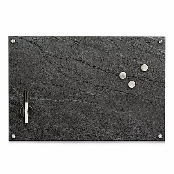 Zeller Present Tafel Schiefer, Glas günstig online kaufen