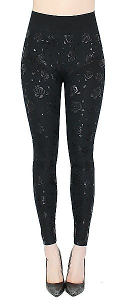 dy_mode Highwaist Leggings Damen Leggings Schwarz günstig online kaufen