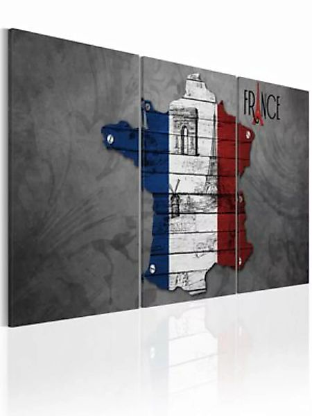 artgeist Wandbild All about France mehrfarbig Gr. 60 x 30 günstig online kaufen