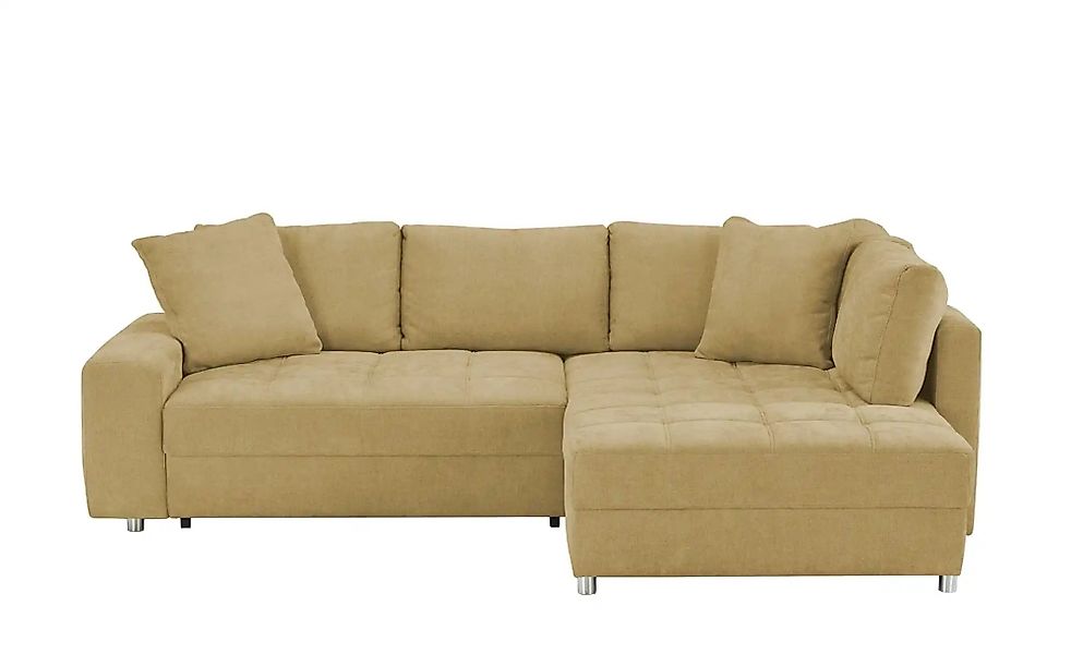 bobb Ecksofa mit pflegeleichtem Bezug Arissa de Luxe ¦ gelb ¦ Maße (cm): B: günstig online kaufen