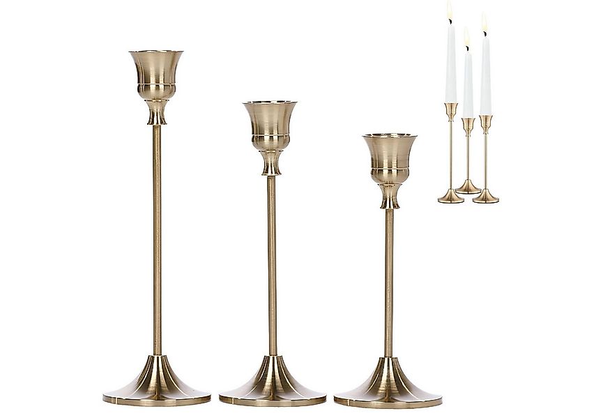 HEYHIPPO Kerzenständer Vintage Kerzenständer Tisch Candlelight Dinner Dekor günstig online kaufen