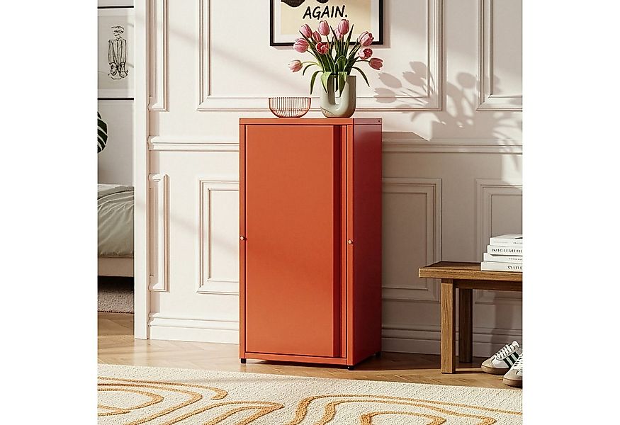 en.casa Mehrzweckschrank »Burlöv« mit 1 Tür und 2 Ablagen 88x40x35 cm Ziege günstig online kaufen