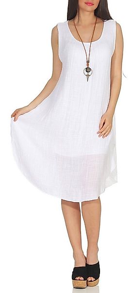 simaranda Trägerkleid 35 mit Kette Strandkleid Boho Sommerkleid lang günstig online kaufen