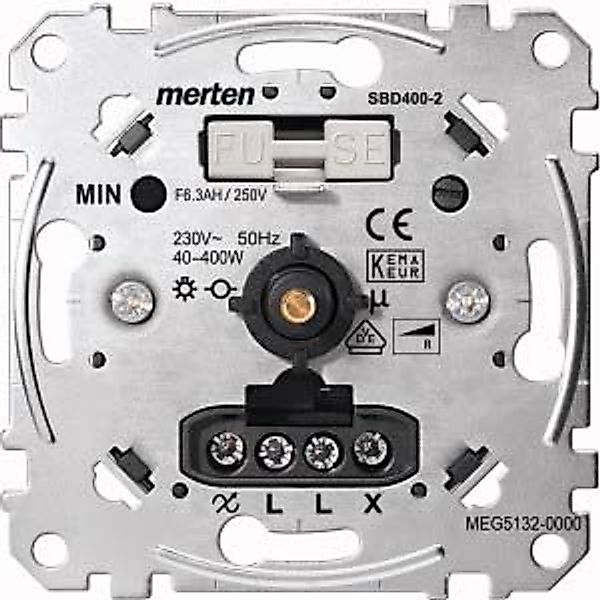 Merten Drehdimmer-Einsatz Wechs. f.ohm.Last 40-400W MEG5132-0000 günstig online kaufen