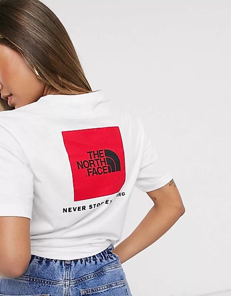 The North Face – Red Box – Weißes T-Shirt günstig online kaufen