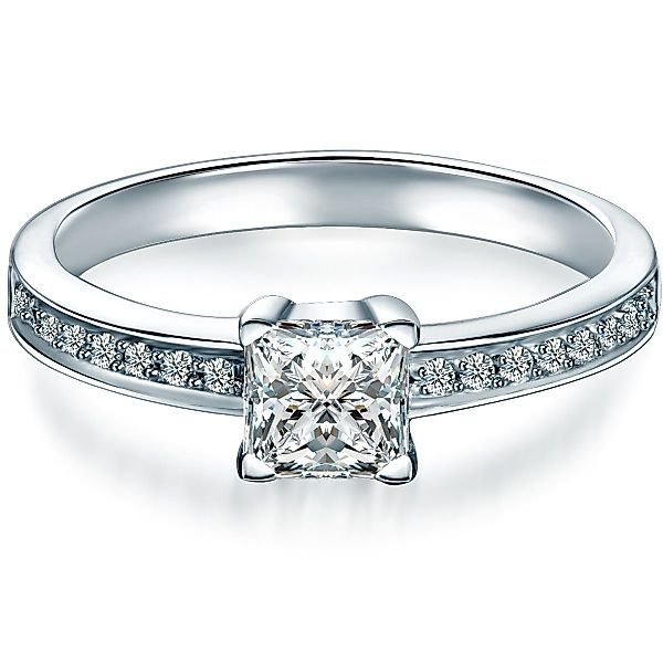 Trilani Silberring Verlobungsring aus 925 Sterling günstig online kaufen
