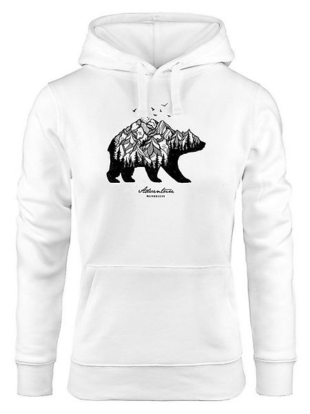Neverless Hoodie Hoodie Damen Bär Abenteuer Berge Wald Bear Mountains Adven günstig online kaufen