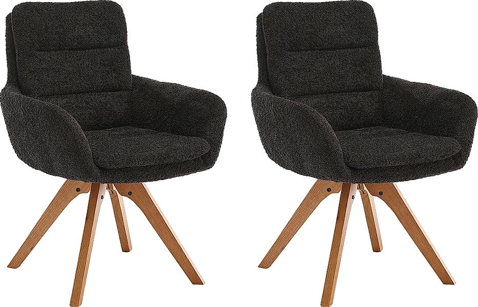 Home affaire Esszimmerstuhl »Taragona«, (Set), 2 St., Boucle, mit unterschi günstig online kaufen