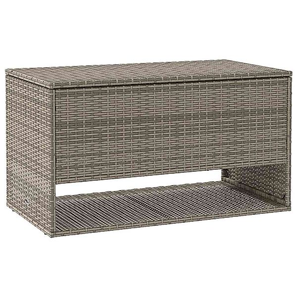 vidaXL Gartenbox Outdoor-Kissenbox Grau 100x55x55,5 cm günstig online kaufen